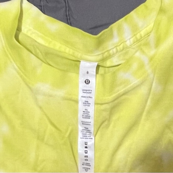 NWT Lululemon Women’s Size 8 All Yours Crop Tank Tie Dye MAR5 - Picture 7 of 7